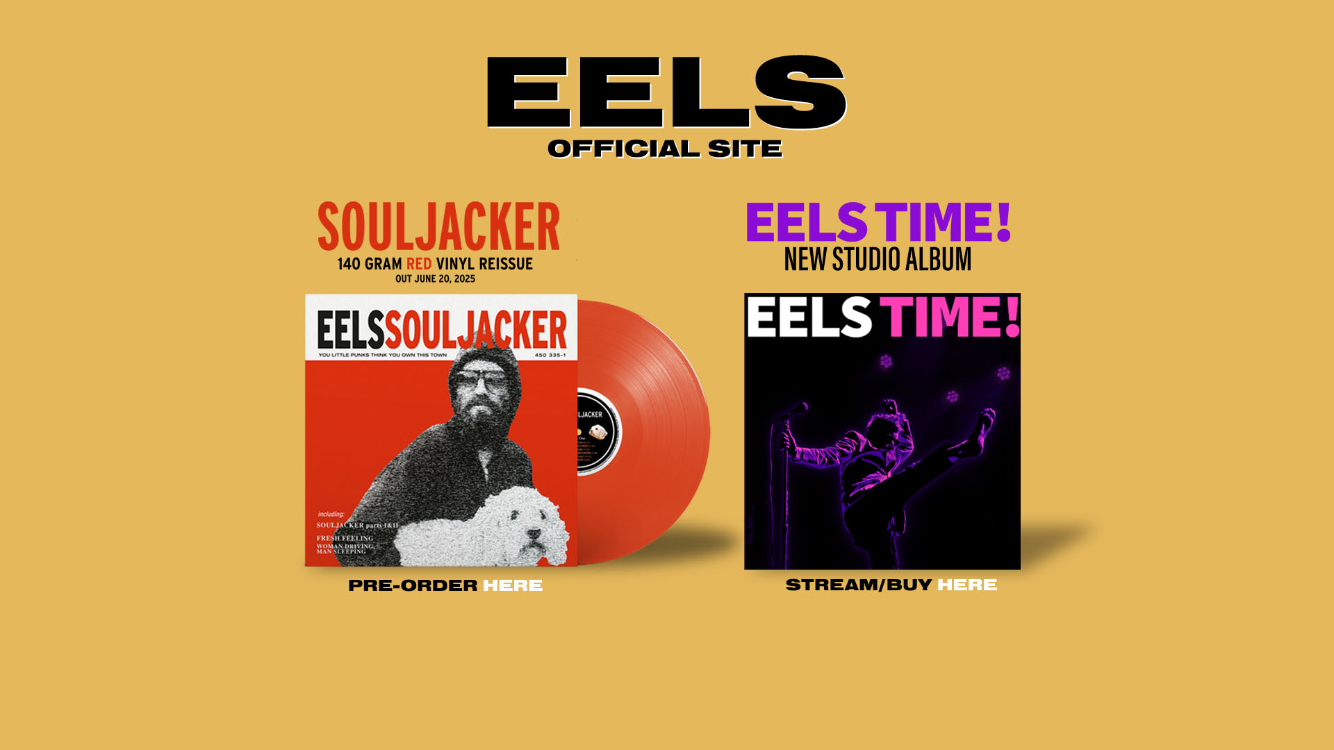 SOULJACKER REISSUE Out June 20, 2025 - EELS TIME OUT NOW